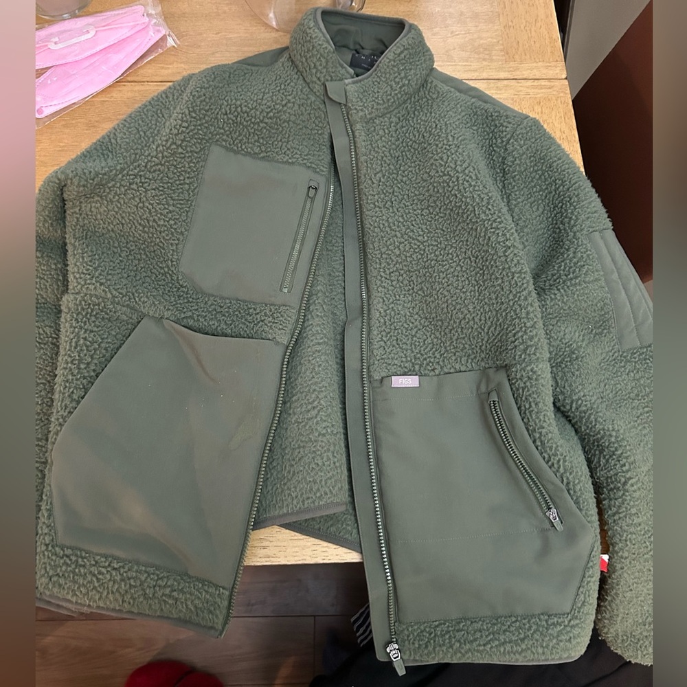 Figs Sherpa 2XL jacket Moss